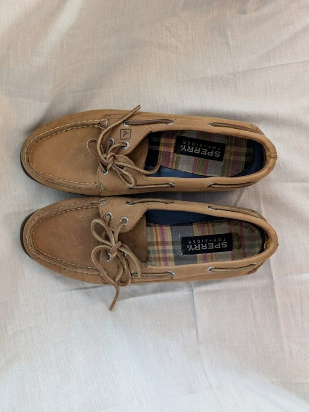 Sperry Top-Siders Tan Leather Flats